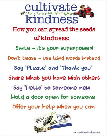 Cultivate Kindness Poster 22" x 28" Poster